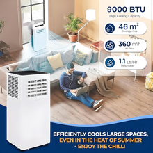 Portable Air Conditioning Unit, 9,000 BTU