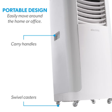 electriQ 12000 BTU Smart Portable Air Conditioner with Heat Pump